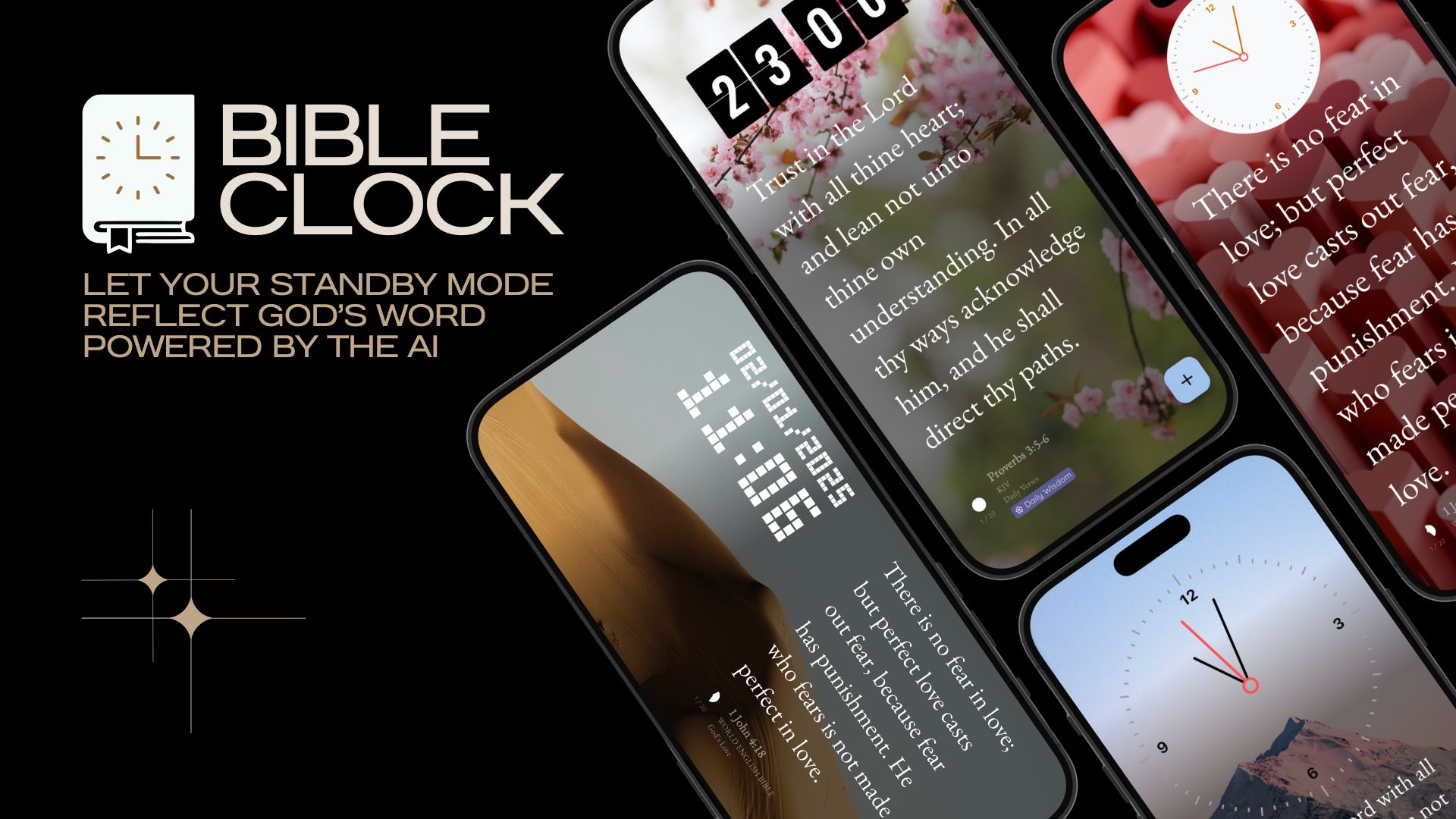Verse of the Day - Bible Clock 1.5.x: Beautiful Animated Backgrounds for Enhanced Visual Experience