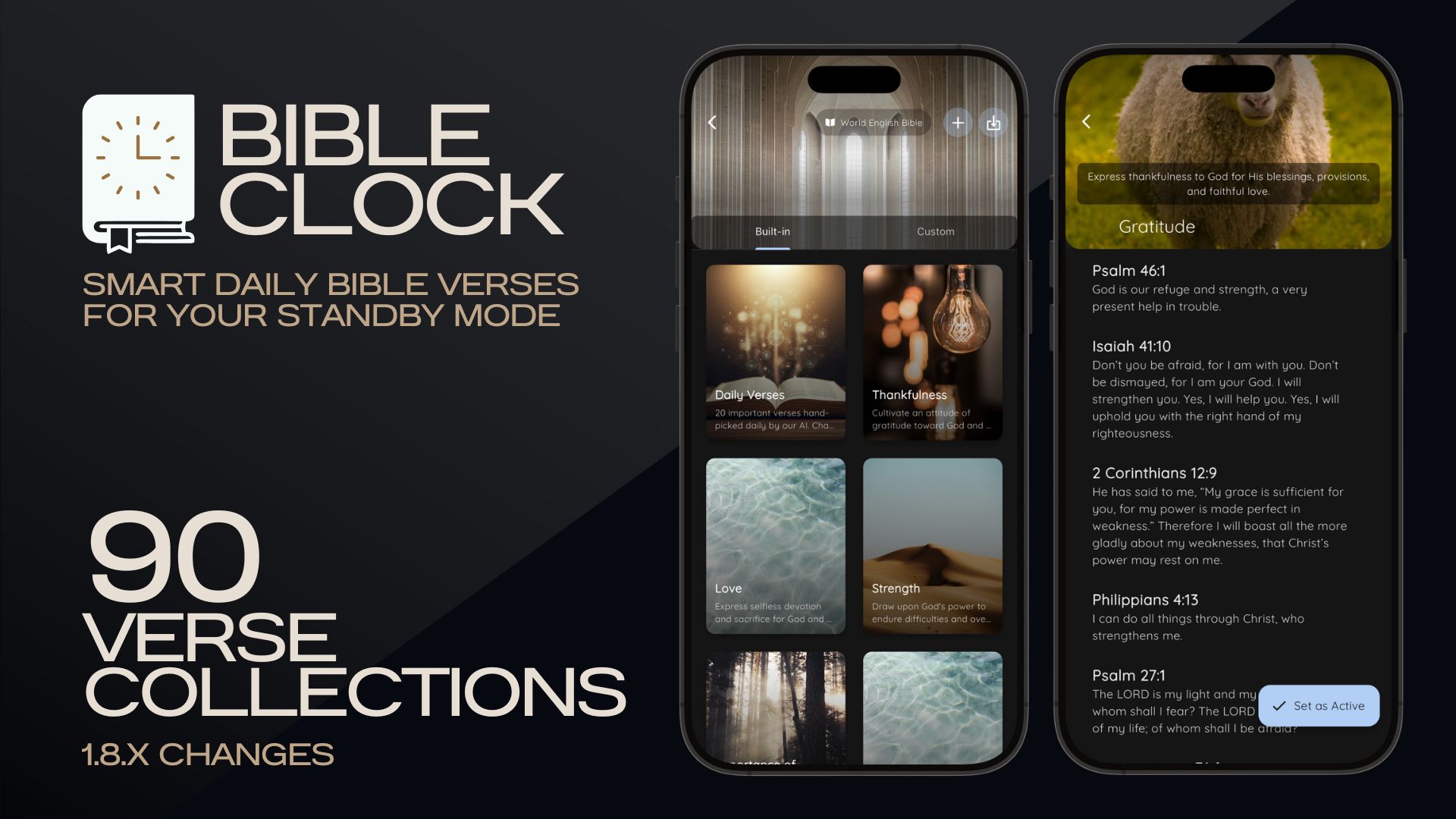 Bible Clock 1.8.x: Expanded Verse Collections & Streamlined Access