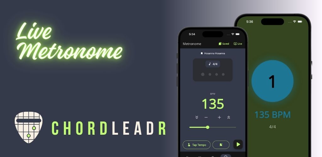 ChordLeadR 0.9.3: Enhanced Metronome with Live Performance Mode