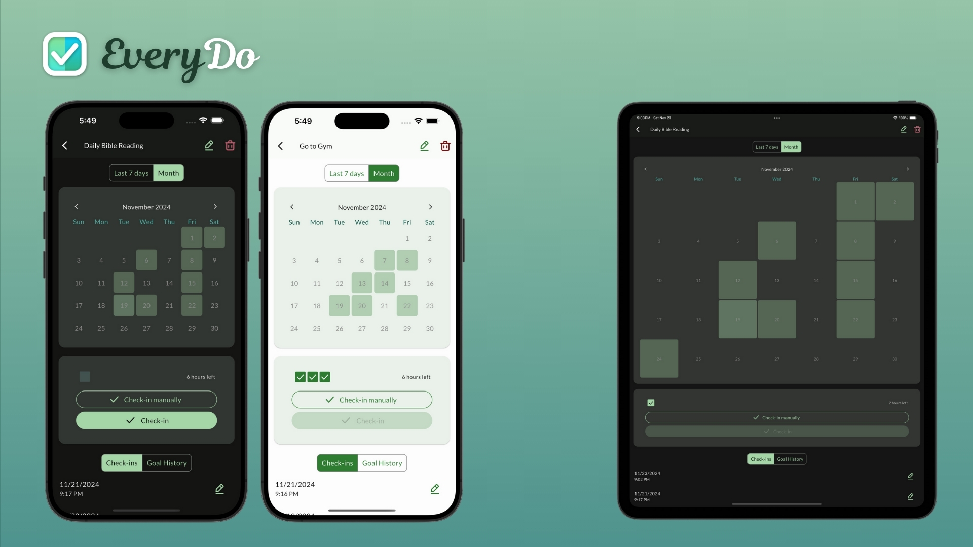 EveryDo Monthly View EveryDo Monthly View